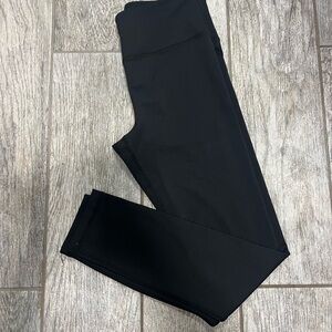Zyia Active Light n Tight Hi-Rise 7/8 Black Leggings - no side pockets